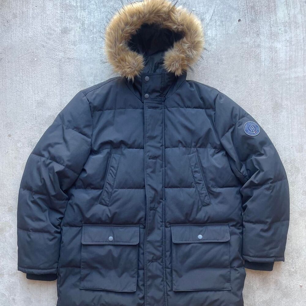 Tommy Hillfiger Removable Faux Fur Puffer Coat (XL)
